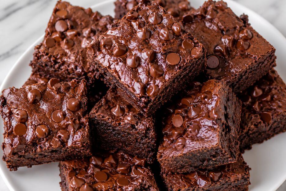 fudgy sweet potato brownies