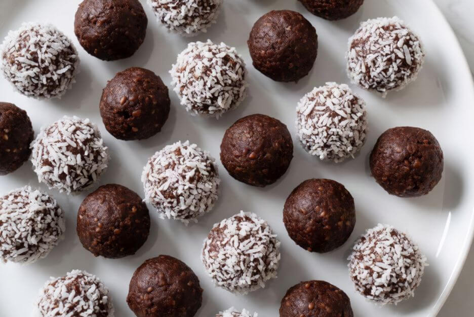 No Bake Brownie Bites