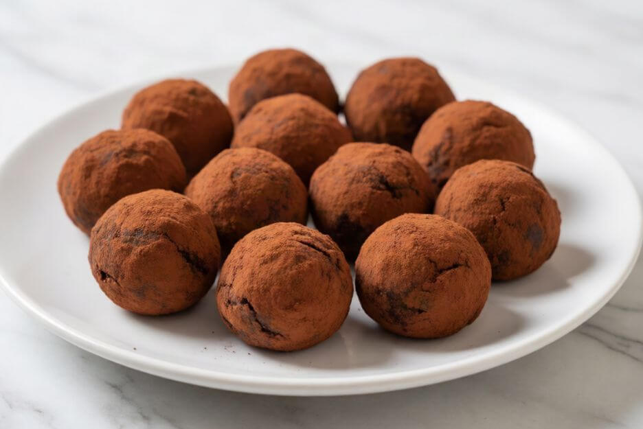 Easy No Bake Brownie Bites