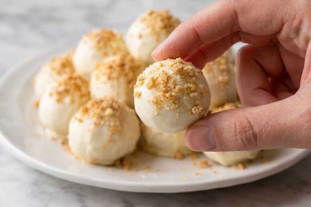 pumpkin cheesecake truffles