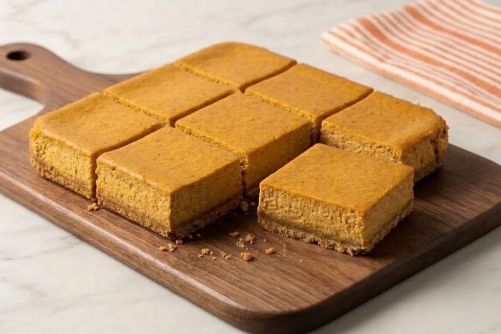 Easy Pumpkin Cream Cheese Bars