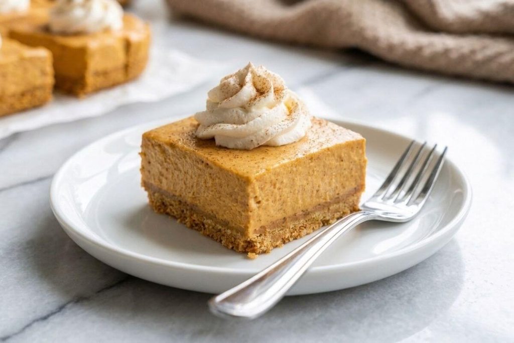 No Bake Pumpkin Bars