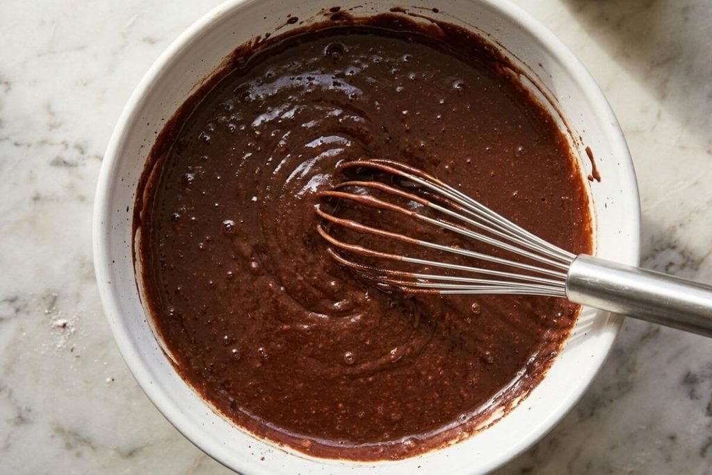 chocolate cake batter