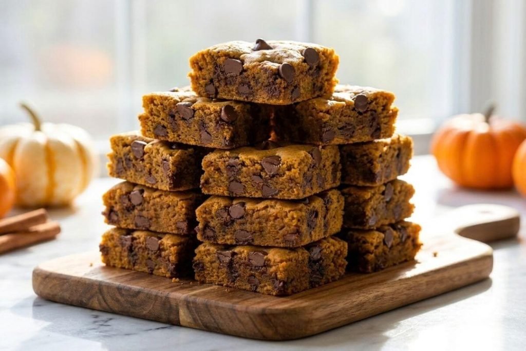 Best Pumpkin Chocolate Chip Bars
