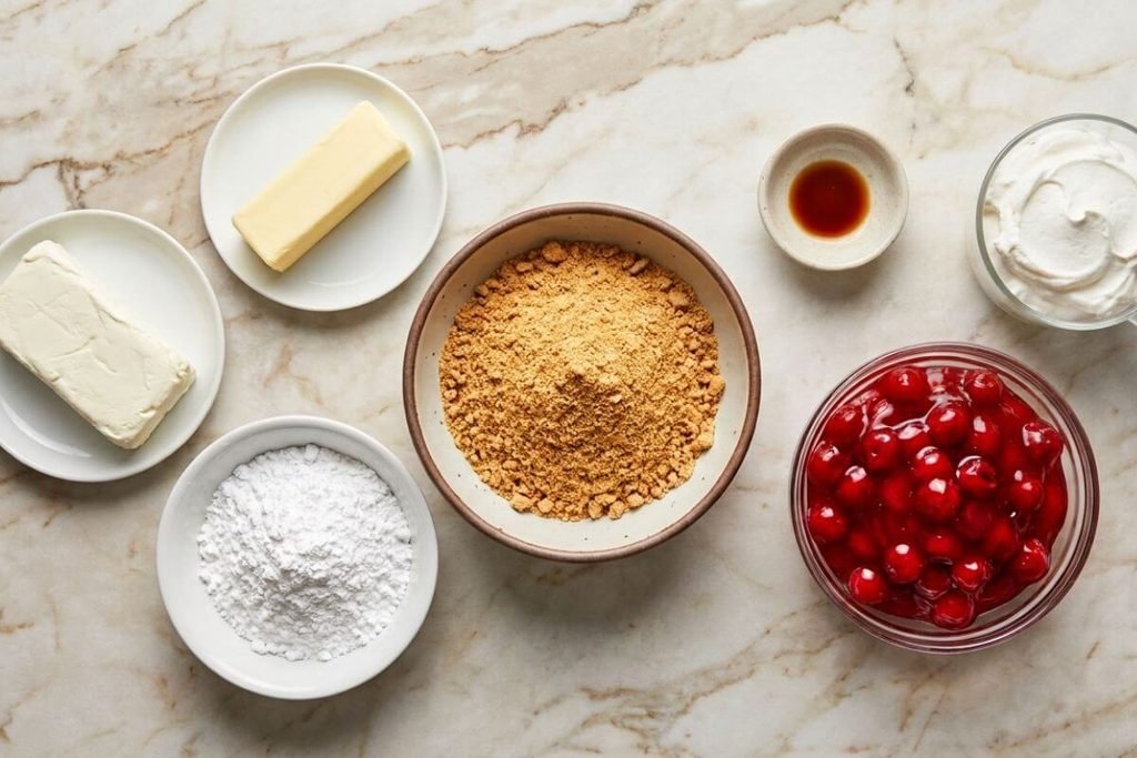 Ingredients for the Best Cherry Delight Recipe