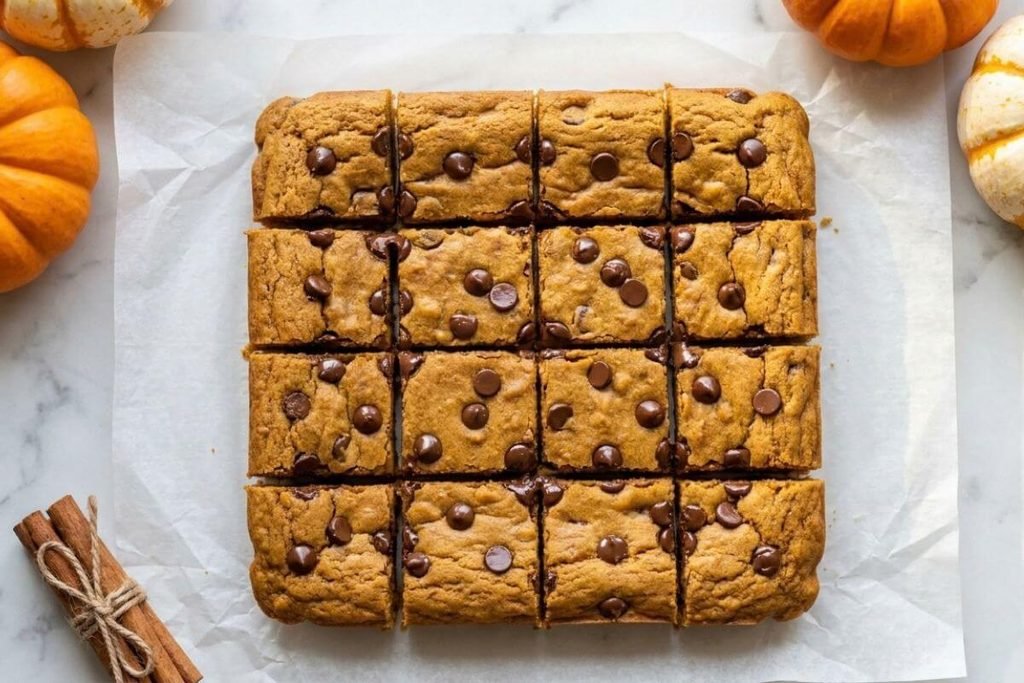 Pumpkin Chocolate Chip Bars