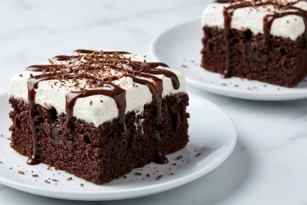 Chocolate Poke Cake 