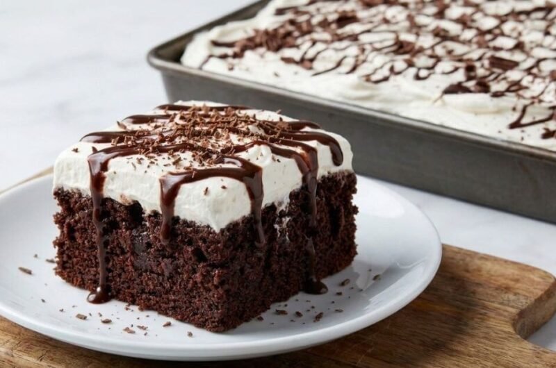 Chocolate Poke Cake for Chocolate Lovers