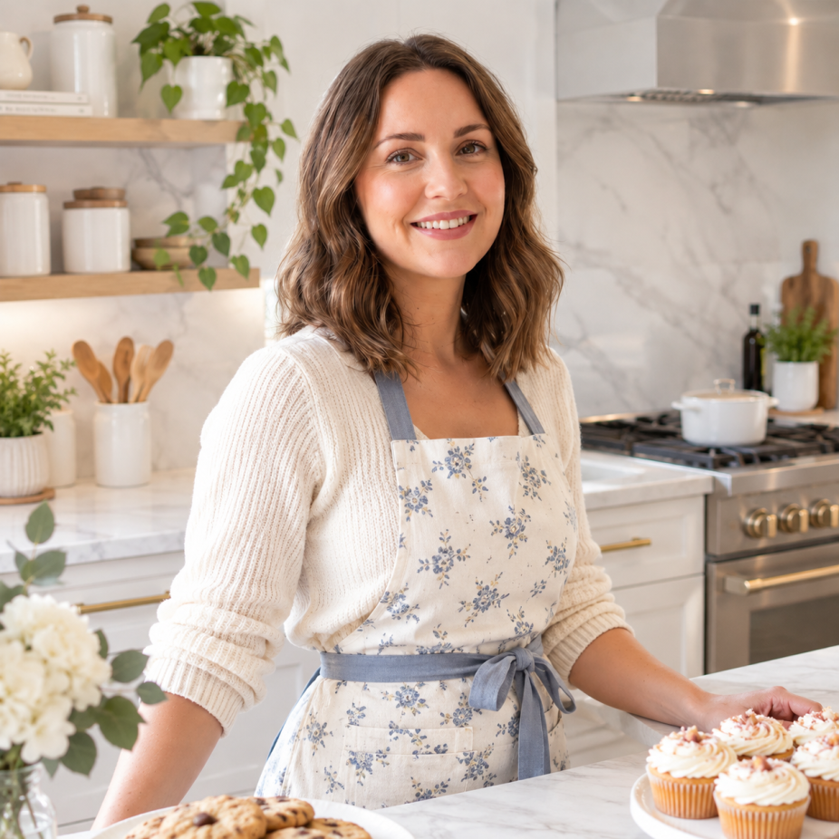 Warm Kitchen Baking Portrait